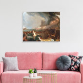 Der Kurs des Empire: Zerstörung durch Thomas Cole Leinwanddruck (Insitu (Wohnzimmer))