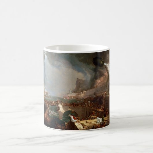 Der Kurs des Reiches: Zerstörung durch ThomasCole Kaffeetasse (Mittel)