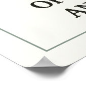 DER KURZE ZEITSCHMERZ, DIE WAHRHEIT ZU AKZEPTIEREN POSTER (Ecke)