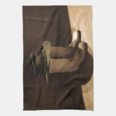 Der kurzste Cowboy der Welt Handtuch (Vertikal)