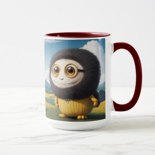 Der kuschelige Abenteurer – Mutig  Tasse (Rechts)