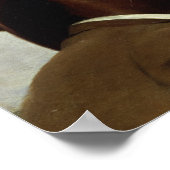 Der Kuss, 1887 Poster (Ecke)