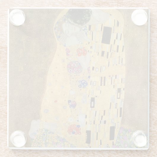 Der Kuss, 1907-08 Glasuntersetzer (Rückseite)