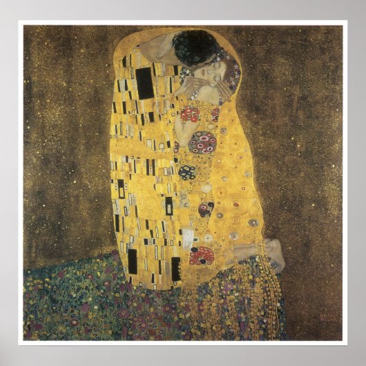Der Kuss, 1907-08 Gustav Klimt Poster (Vorne)