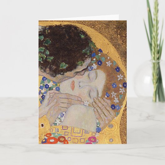 Der Kuss, 1907-08 Karte (Vorderseite)