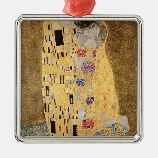 Der Kuss, 1907-08 Silbernes Ornament (Vorne)