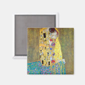 Der Kuss 2 von Gustav Klimt Magnet (Vorderseite/Rückseite)