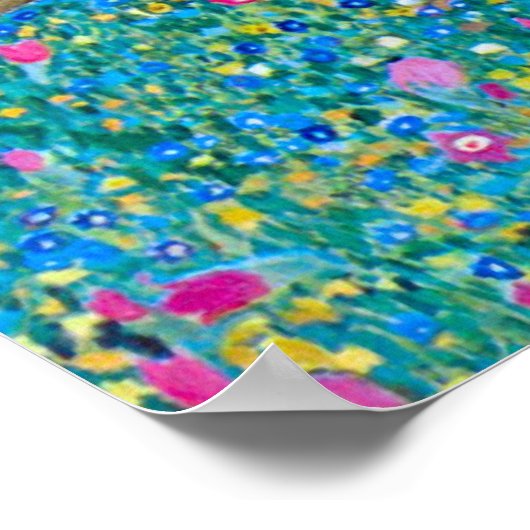 Der Kuss 2 von Gustav Klimt Poster (Ecke)