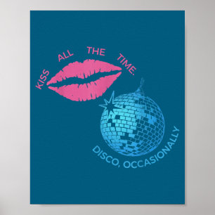 Der Kuss All Time Disco Gelegentlich Poster