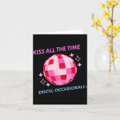 Der Kuss All Time Disco Occasionally Karte (Gelbe Blume)
