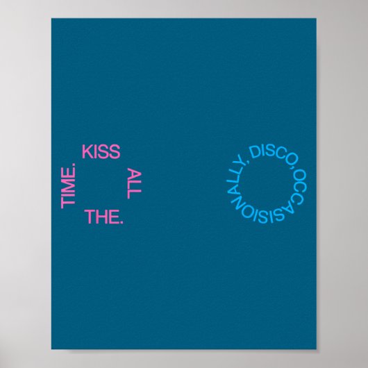 Der Kuss All Time Disco Occasionally Poster (Vorne)