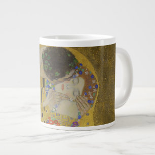 Der Kuss, Art Nouveau Ölgemälde, Gustav Klimt Jumbo-Tasse
