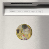 Der Kuss, Art Nouveau Ölgemälde, Gustav Klimt Magnet (In Situ (Geschirrspüler))