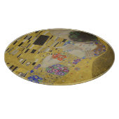 Der Kuss, Art Nouveau Ölgemälde, Gustav Klimt Schneidebrett (Ecke)