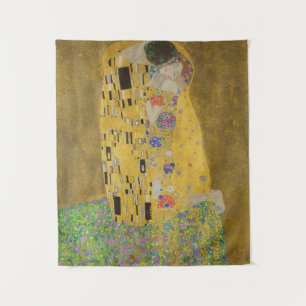 Der Kuss, Art Nouveau Ölgemälde, Gustav Klimt Wandteppich
