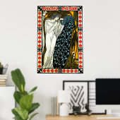 Der Kuss / Bradley Sein Buch 1896 ~ Vintag Poster (Heimbüro)