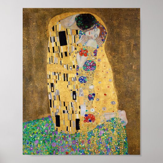 Der Kuss der Schürze Gustav Klimt Poster (Vorne)