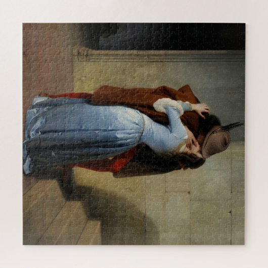 Der Kuss des Paares 1859 Francesco Hayez Puzzle (Horizontal)
