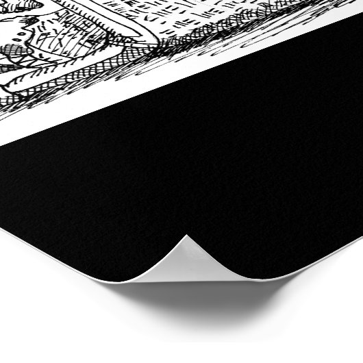 "Der Kuss des Todes" Poster (Ecke)