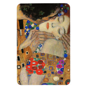 Der Kuss (Detail) Gustav Klimt Magnet
