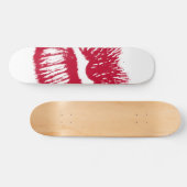 Der Kuss, die roten Lippen Skateboard (Horizontal)