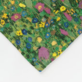 Der Kuss durch Gustav Klimt Fleecedecke (Ecke)