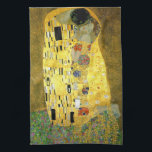 Der Kuss durch Gustav Klimt Handtuch<br><div class="desc">Der Kuss durch Gustav Klimt auf zu verwenden oder zu hängen O-Tuch</div>