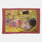 Der Kuss durch Gustav Klimt Handtuch (Horizontal)