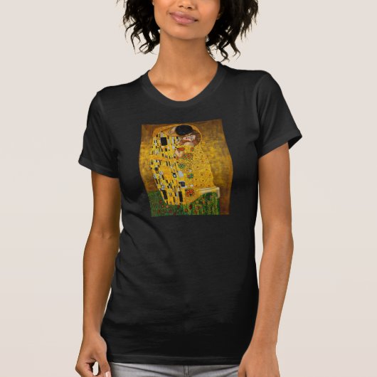 Der Kuss durch Gustav Klimt T-Shirt (Vorderseite)