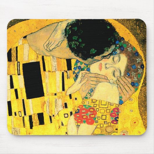Der Kuss durch Kunst Nouveau Gustav Klimt Mousepad (Vorne)