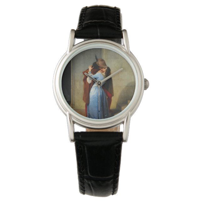 Der Kuss Francesco Hayez Armbanduhr (Vorderseite)