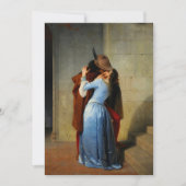 Der Kuss Francesco Hayez Einladung (Vorderseite)