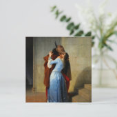 Der Kuss Francesco Hayez Einladung (Stehend Vorderseite)