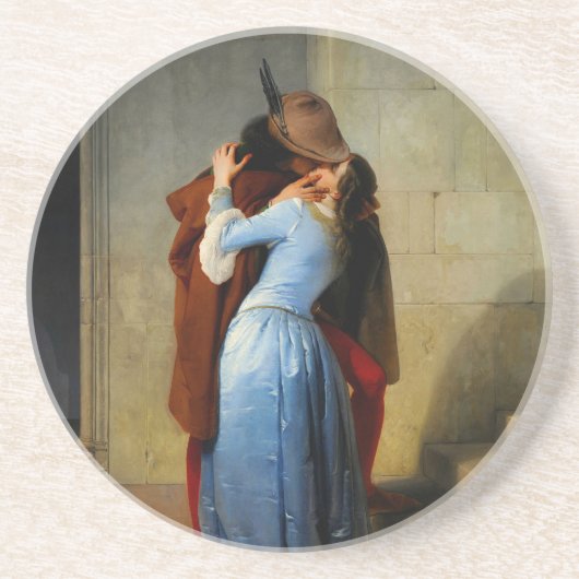 Der Kuss Francesco Hayez Getränkeuntersetzer (Vorne)