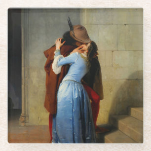 Der Kuss Francesco Hayez Glasuntersetzer