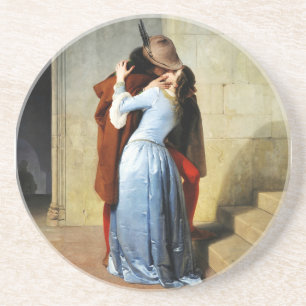 Der Kuss - Francesco Hayez Il Bacio  Getränkeuntersetzer