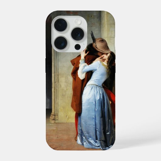 Der Kuss - Francesco Hayez Il Bacio  iPhone Hülle (Rückseite)