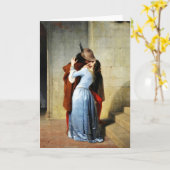 Der Kuss - Francesco Hayez Il Bacio  Karte (Gelbe Blume)
