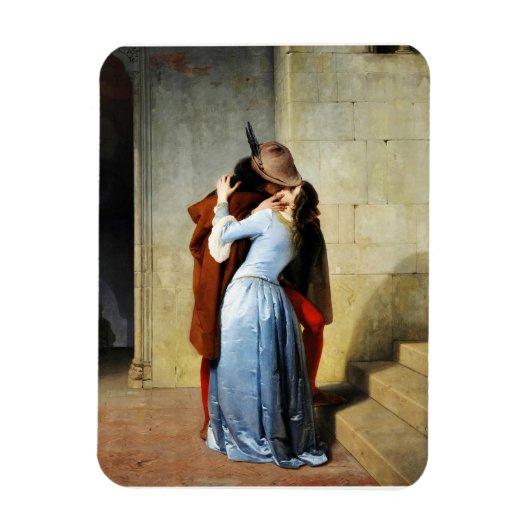 Der Kuss - Francesco Hayez Il Bacio Romantik Magnet (Vertikal)