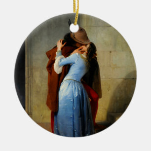 Der Kuss Francesco Hayez Keramik Ornament
