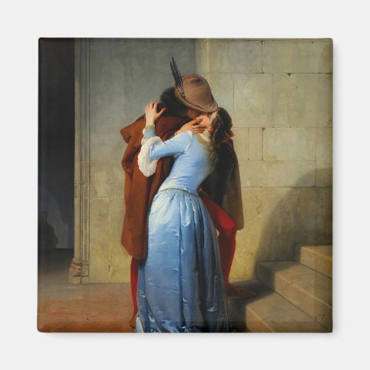 Der Kuss Francesco Hayez Magnet (Vorne)