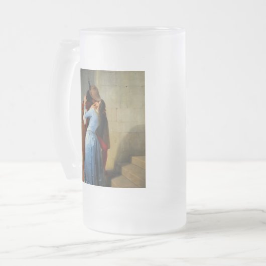 Der Kuss Francesco Hayez Mattglas Bierglas (Vorderseite Links)