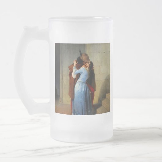 Der Kuss Francesco Hayez Mattglas Bierglas (Links)