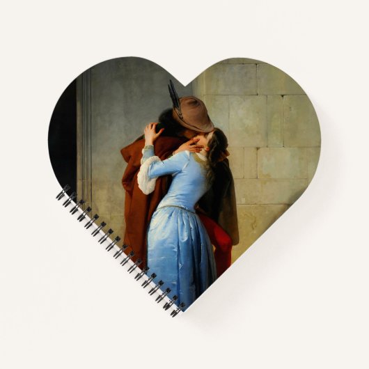 Der Kuss Francesco Hayez Notizblock (Vorderseite)