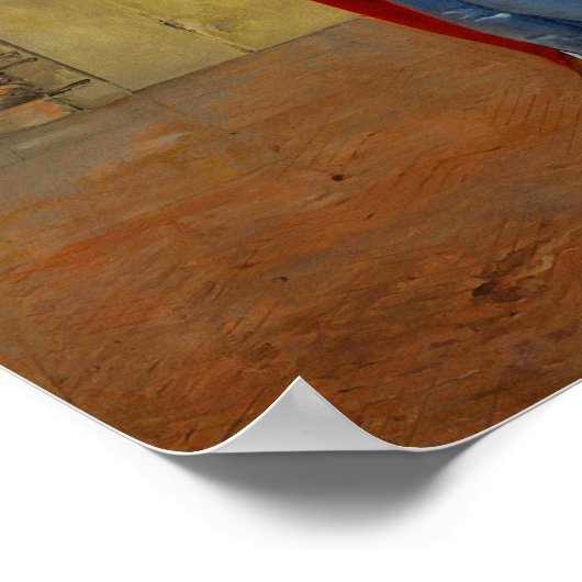 Der Kuss Francesco Hayez Poster (Ecke)