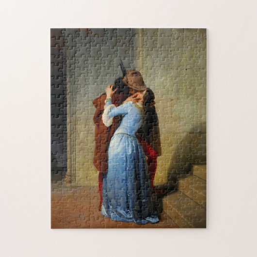 Der Kuss Francesco Hayez Puzzle (Vertikal)