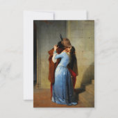 Der Kuss Francesco Hayez RSVP Karte (Vorderseite)