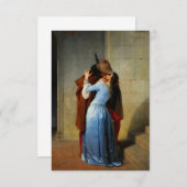 Der Kuss Francesco Hayez RSVP Karte (Vorne/Hinten)