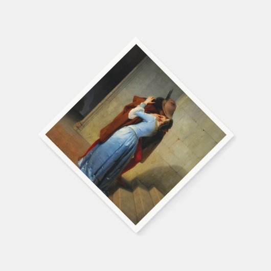 Der Kuss Francesco Hayez Serviette (Ecke)