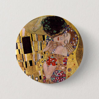 Der Kuss, Gustav Klimt Button